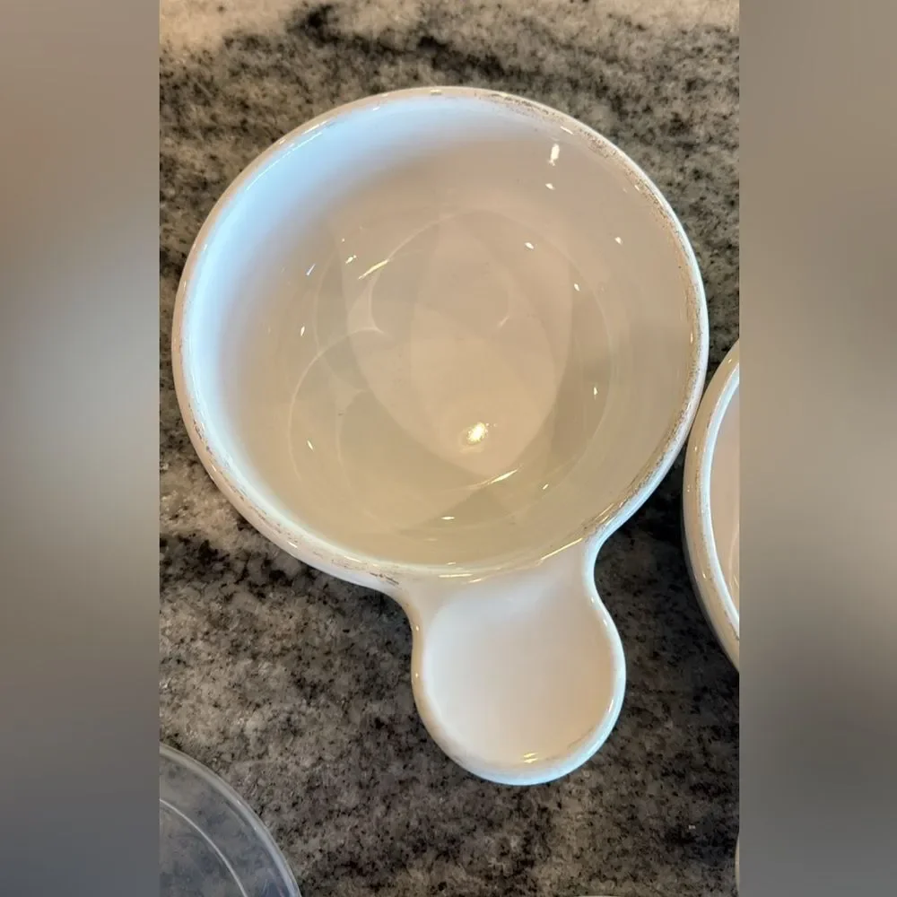Corningware White Lids Set